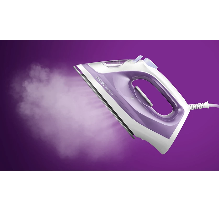 Philips 1000 Series Steam Iron, 250ml, 1800W, DST1020/36, Purple 3