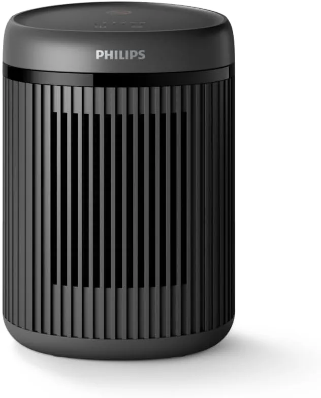 Philips 2000 Series Compact Ceramic Fan Heater – Rapid 2-Second Heat, Energy Efficient, Ultra-Quiet 24dB, 5 Modes, 5 Safety Features, 1500W - CX2120/01 | Up to 25% energy saving, up to 24 dB(A) quiet, temperature control, 5 safety functions (CX2120/01)