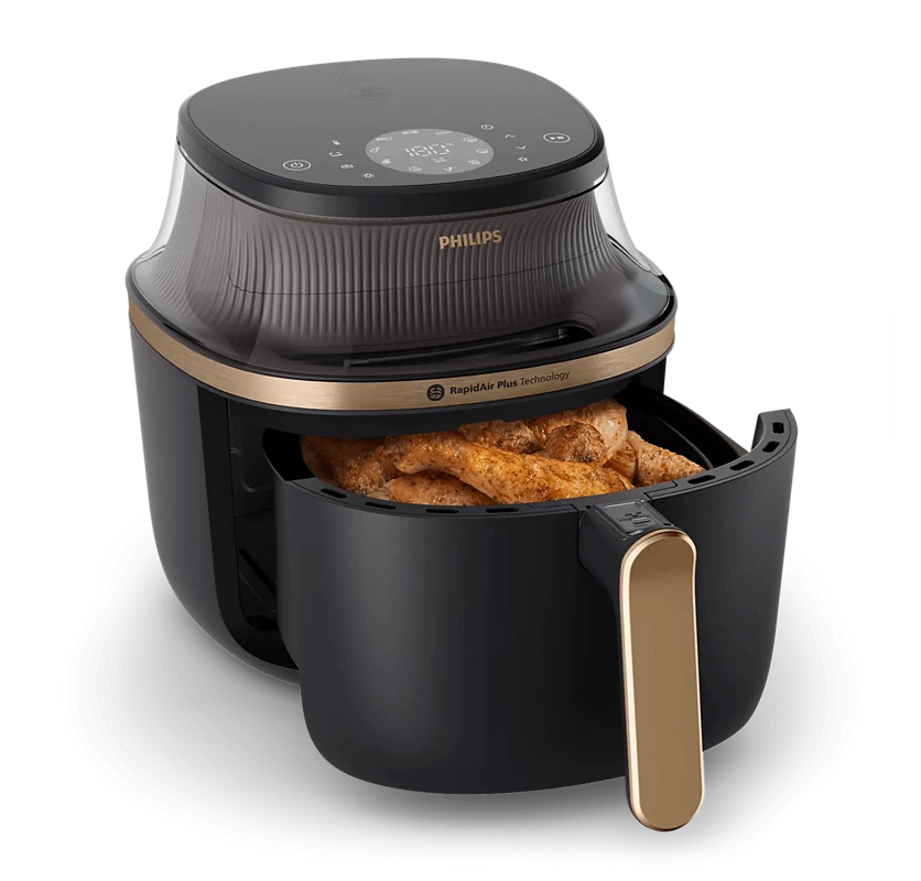 Philips 3000 Series Airfryer, 7.2L, 2000W, NA342/09, Black Gold 3