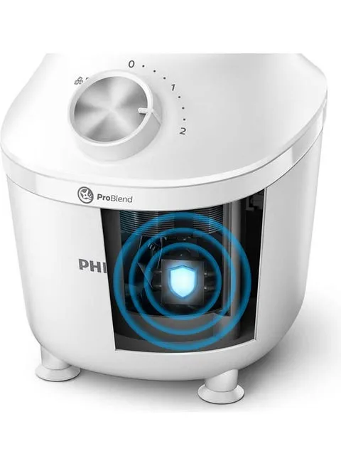 Philips 3000 Series Blender, 2L, 600W, HR2191/20, White
