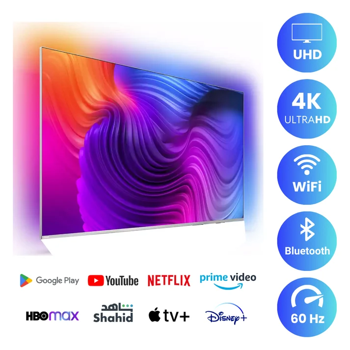 Philips 55 inch Smart TV - 4K - Ambient Light, 55PUS8817 2