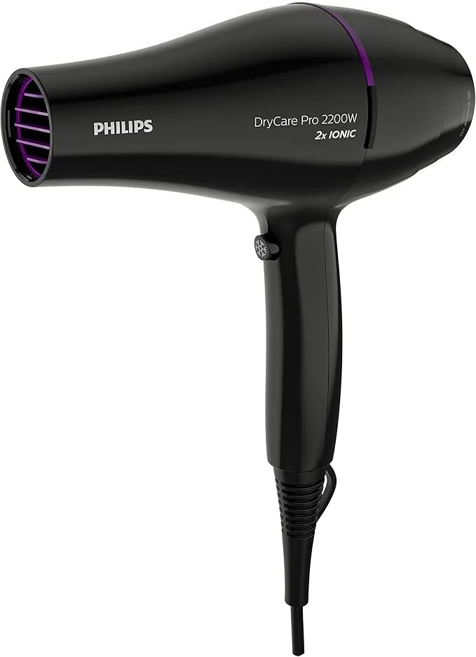 Philips Advanced Drycare Pro Hairdryer, 2200 W, Black, BHD274 3