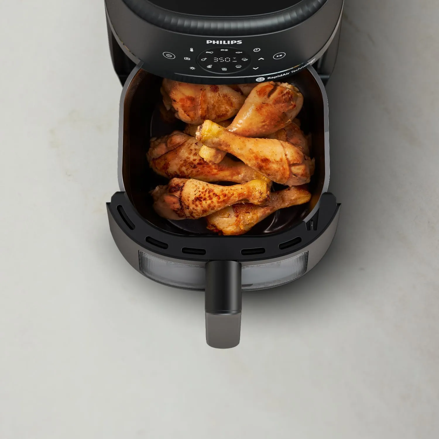 Philips Airfryer 2000 Series - 4.2L, 1500W, Rapid Air Technology, Touchscreen, Cooking Window, Black - NA220/09 3