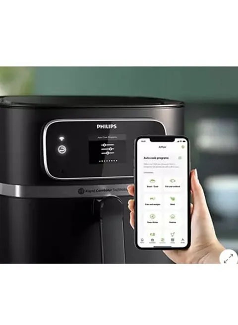 Philips Airfryer Combi XXL Connected 7000 Series, 8.3L, 2200W, HD9880/91, Black 4