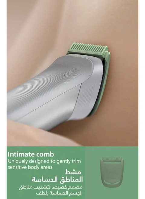 Philips All-in-One Trimmer 5000 Series 11-in-1 Face Hair & Body Groomer MG5923/15 Light Grey