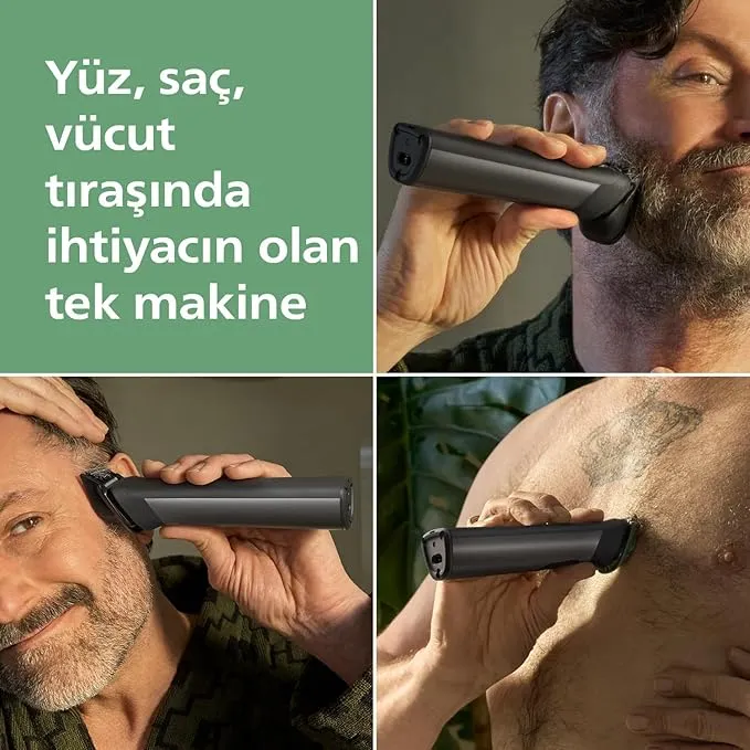Philips All-in-One Trimmer MG7922/15 | 13-in-1 Face, Hair & Body Grooming | Precision Comb for Exact Styling | 120min Cordless, Showerproof