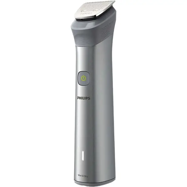 Philips All-in-One Trimmer Series 5000 MG5930/15, 11-in-1 Face, Hair & Body Grooming Kit, BeardSense Technology, Nose & Ear Trimmer, 120-Minute Runtime, Showerproof, Grey