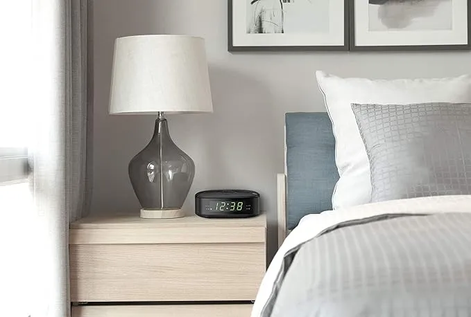 PHILIPS Clock Radio TAR3205/98, Black