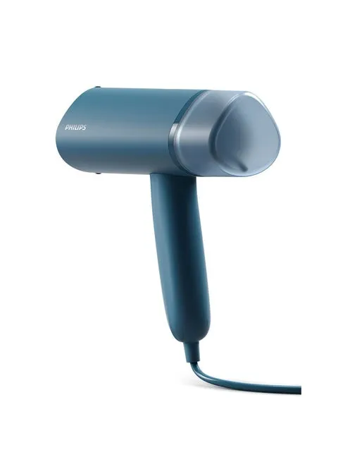 Philips Compact Handheld Steamer 3000 Series, 100ml, 1000W, STH3000/26, Blue 2