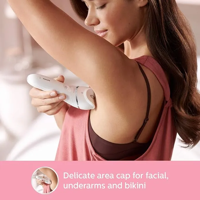 Philips Cordless Epilator– All-Rounder for Face and Body Hair Removal (White) 3