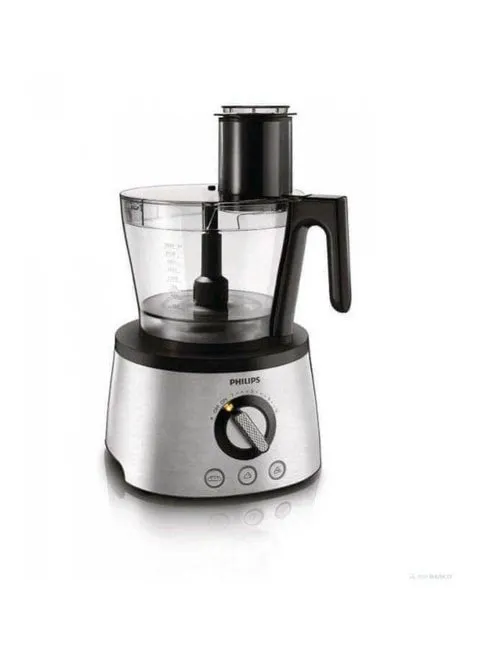Philips Countertop Food Processor, 2L, 1300W, HR7778/01, Silver/Clear/Black 2
