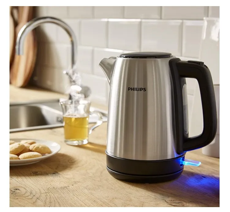 Philips Daily Collection Kettle Stainless Steel, Spring lid, Light indicator, 1.7 L - HD9350 4