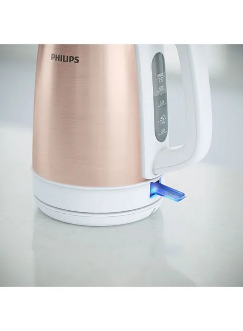 Philips Daily Collection Metal Kettle, 1.7L, 2200W, HD9350/96, Rose Gold 4
