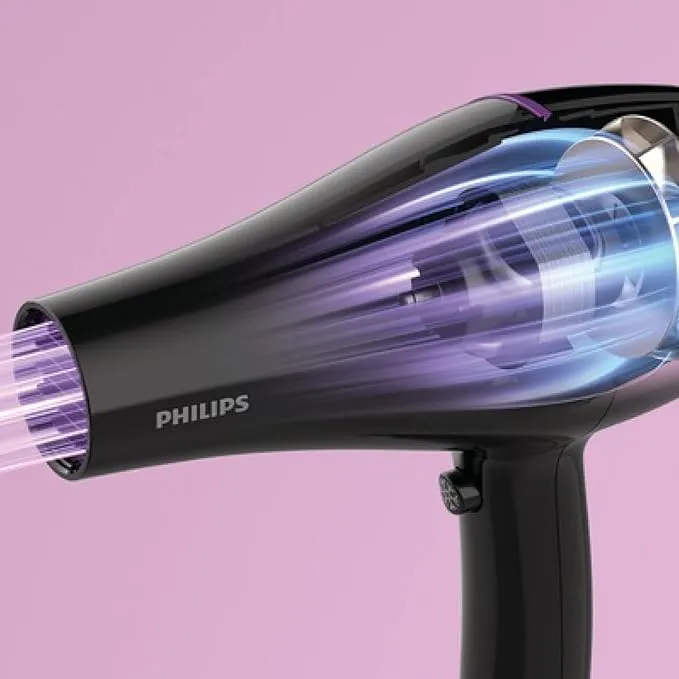 PHILIPS DryCare Pro Hair Dryer 2200W, ThermoProtect, Ionic Care, Cool Shot, Black (BHD274/00) 3