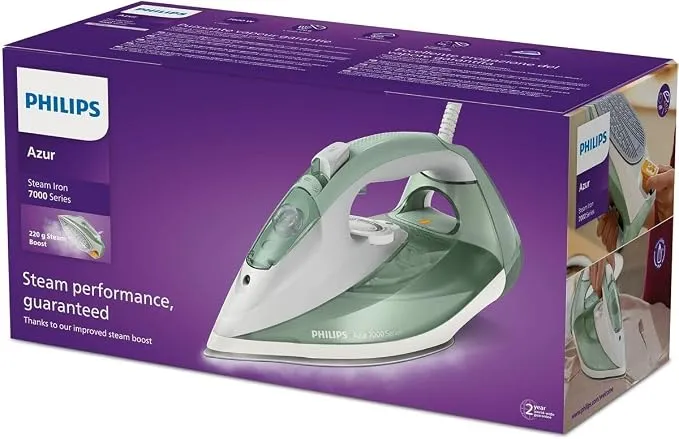 Philips DST7012/70 7000 Series HV Steam Lygintuvas Desert Žalias/Pilkas 4