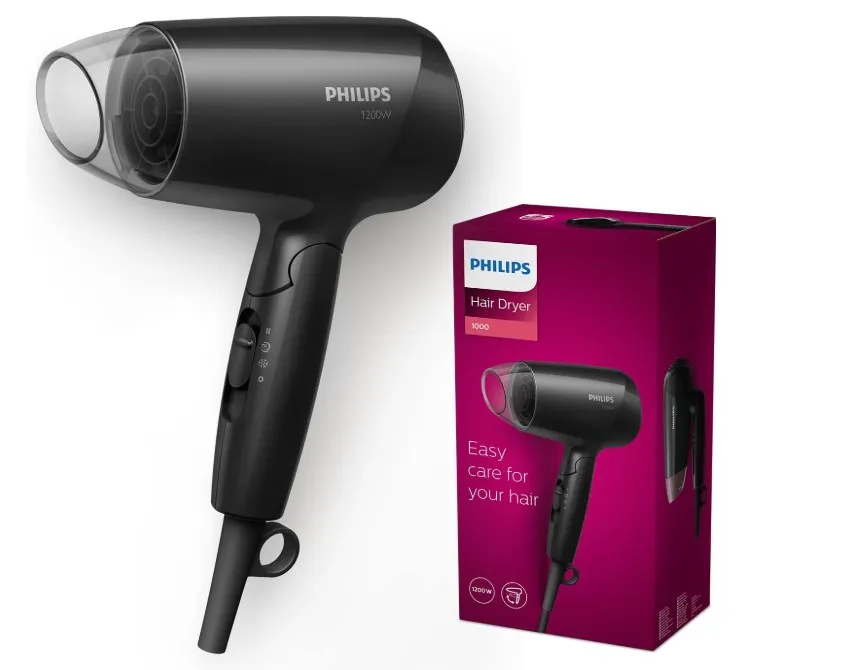 Philips Essential Care BHC010/10 hair dryer Black 1200 W