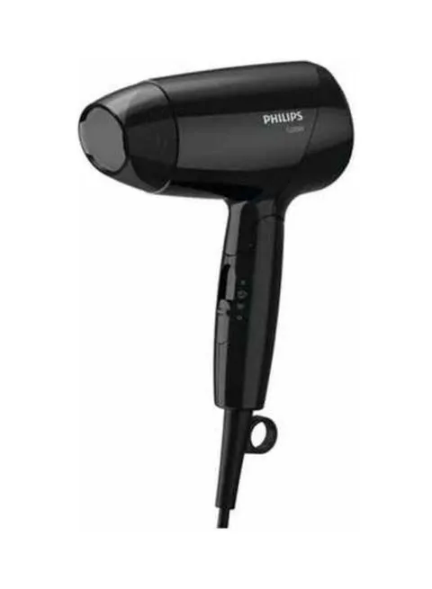 Philips Essential ThermoProtect Hair Styling Set, Hair Straightener & Hair Dryer, Black/Pink