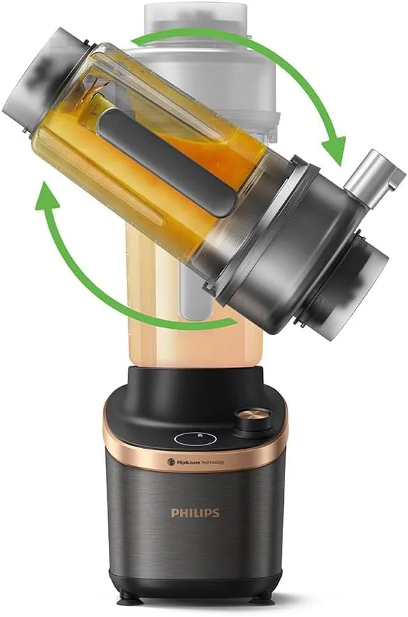 Philips Flip&Juice Blender - 1500W, 2L Capacity, Digital 12 Setting, Set Programs, Quick Cleaning - HR3770/00 3