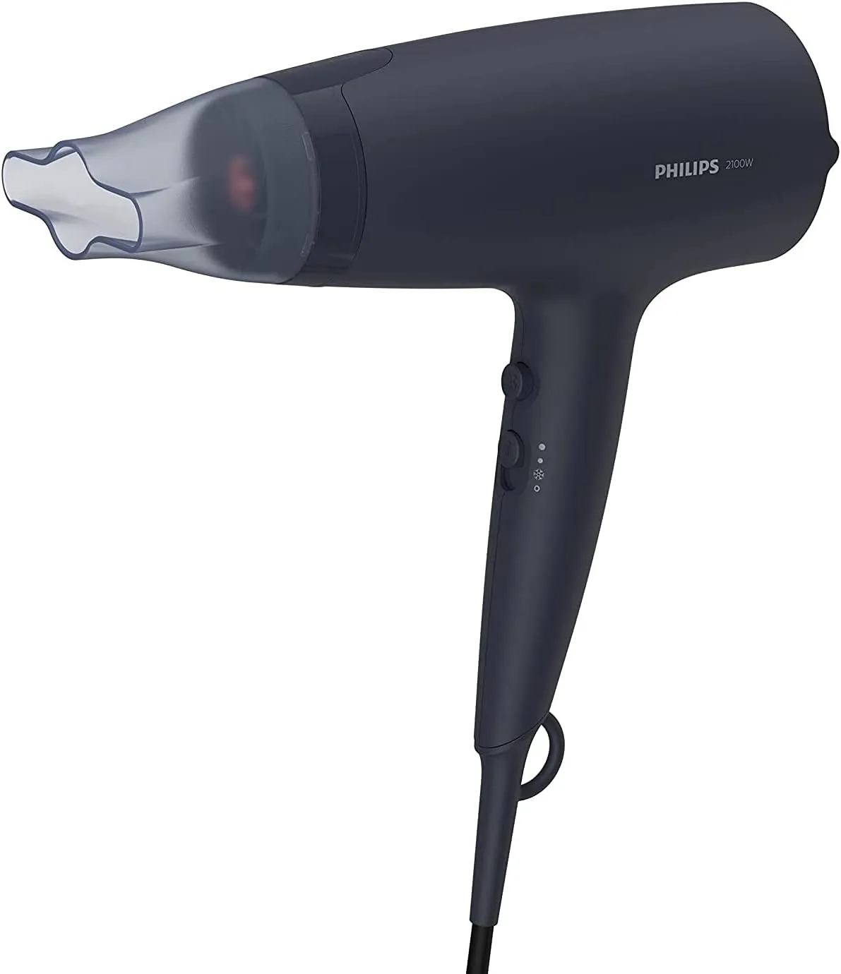 Philips Hair Dryer BHD360/23| 2100W| DC Motor| 6 Heat/Speed Settings with Cool Setting| 3 Attachments (ThermoProtect & Narrow Nozzle & Volume Diffuser)| Ionic Care|1.8m Cord