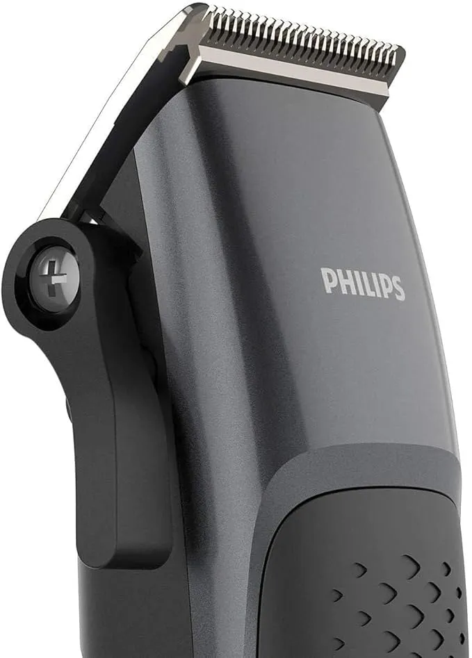 Philips Hairclipper Series 3000 Home Clipper Copper Motor Coil, Durable, Steel Blades, 2.4M Cord, 4 Click-On Combs, Hc310013. 2 Years Warranty 3