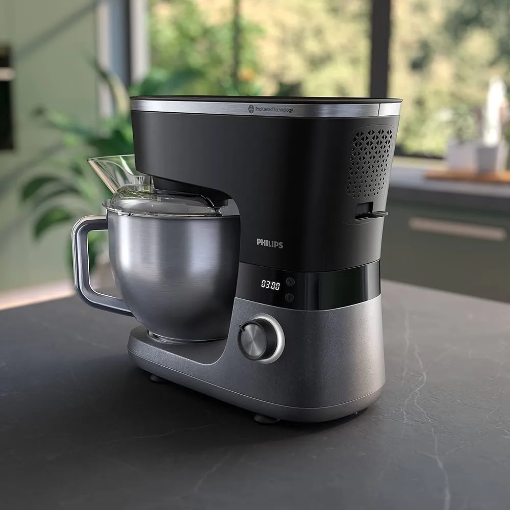 Philips Kitchen Machine, 5.5L, 1000W, HR7962/01, Black 5