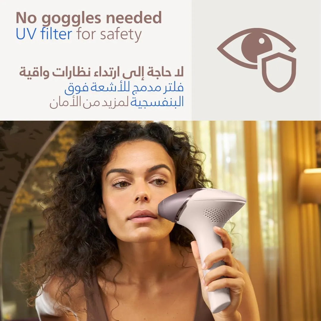 PHILIPS Lumea IPL Epilator with 4 attachments for Face, Body, Underarm and Bikini, Cordless, Model: BRI958/60, Rose Gold | 60-DAYS MONEY BACK GUARANTEE 2