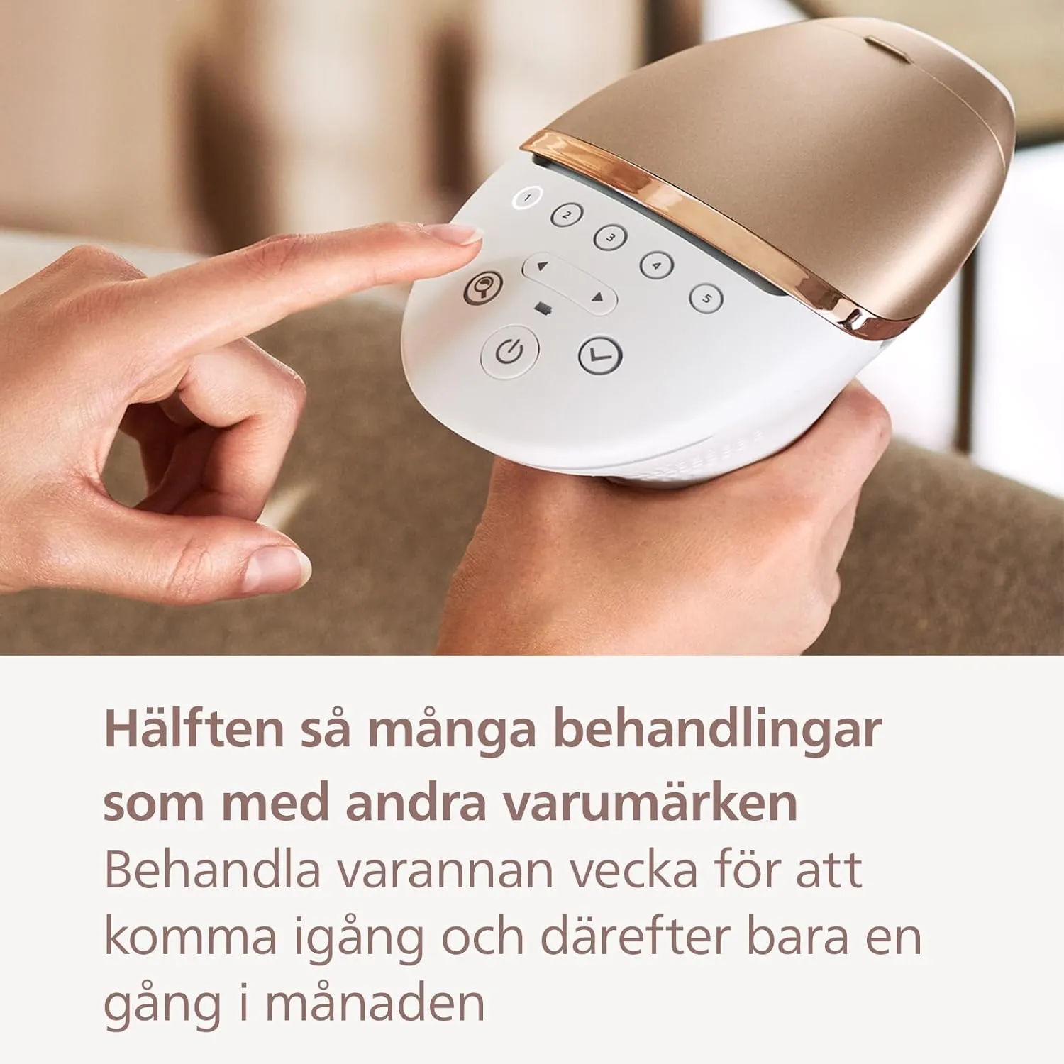 Philips Lumea IPL Hair Removal Device 9000 Series - Hair Removal Device with SenseIQ Technology, 3 Attachments for Body, Face and Precision, Cordless Use (Model BRI955/00) 3
