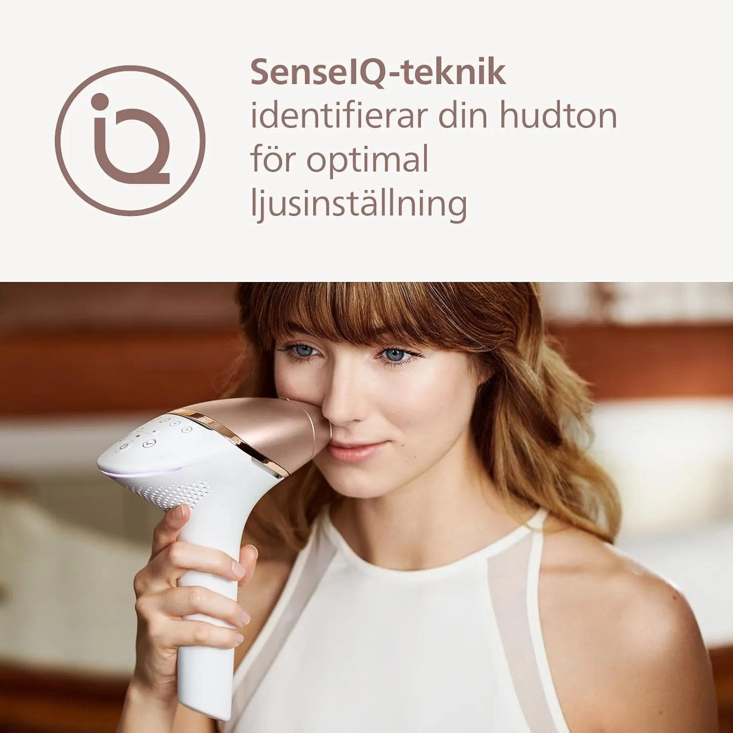 Philips Lumea IPL Hair Removal Device 9000 Series - Hair Removal Device with SenseIQ Technology, 3 Attachments for Body, Face and Precision, Cordless Use (Model BRI955/00) 4