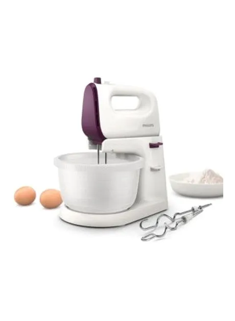 Philips Mixer Grinder, 400W, HR3745/11, White/Purple