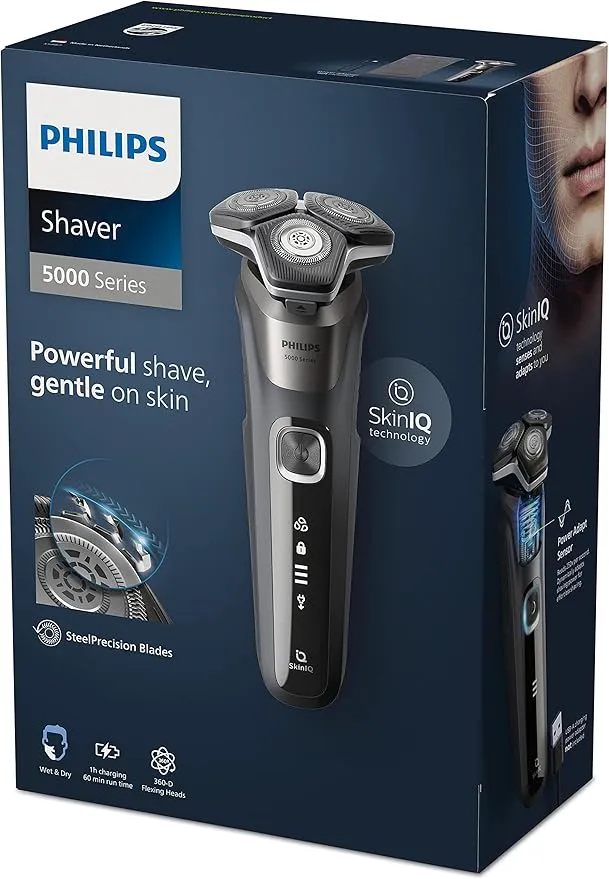 PHILIPS RAZOR SERIES 5000 WET&DRY BLADES STEELPRECISION DYNAMIC SENSOR - S5887.10