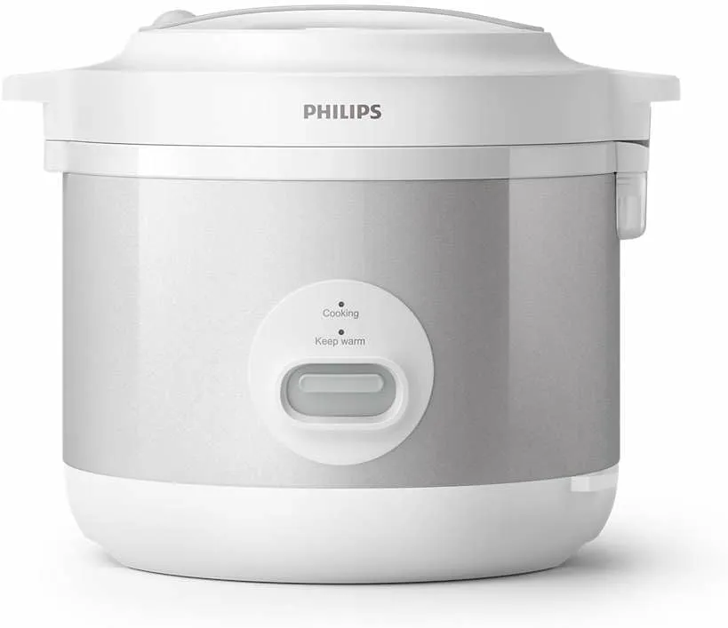 Philips Ricecooker - 3D heating - 1.8L, 10 Cups, 3-in-1 Functions Cook, Steam and Keep Warm, 4-layer aluminum non-stick pot - HD3008/30