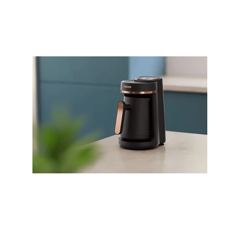 Philips Series 5000 Turkish Coffee Maker HDA150/62 (0.28L, Black/Brushed Copper) 4
