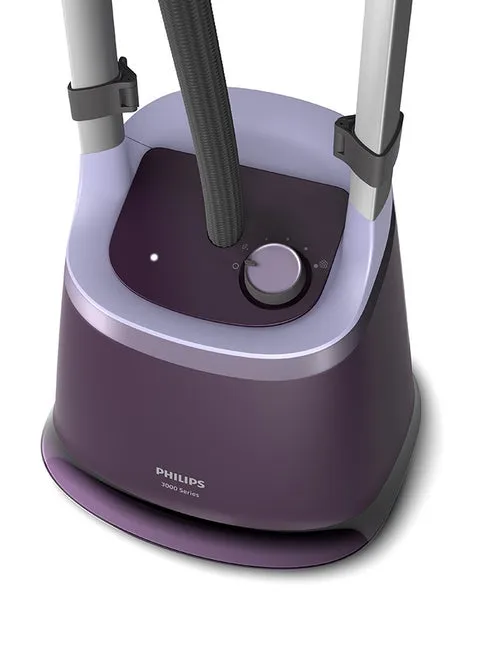 Philips Stand Steamer with XL StyleBoard 3000 Series, 2L, 2000W, STE3180/30, Purple/Silver 3