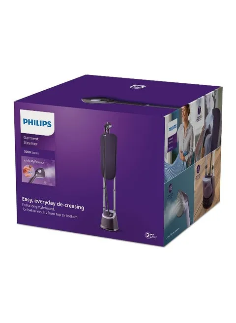 Philips Stand Steamer with XL StyleBoard 3000 Series, 2L, 2000W, STE3180/30, Purple/Silver 5