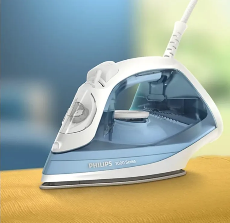 Philips Steam Iron 2000 Series - 2000W, 25 g/min Continous Steam, 100g Steam Boost, Non-Stick Soleplate, Drip-Stop, 4 Settings, Light Weight, Blue - DST2010/26 4