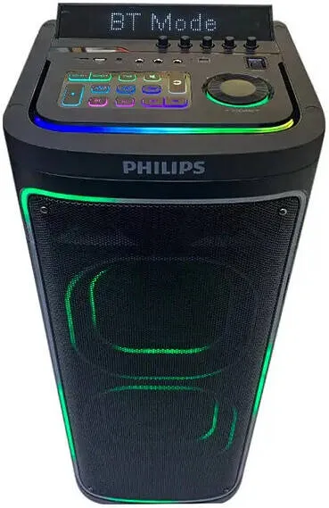 Philips TAX4069 Party Speaker, Wireless Bluetooth Karaoke with LED Light Effects & Microphone Support | TAX4069 3