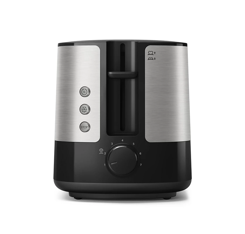 Philips Viva Collection Toaster, 2 Slices, 1000W, HD2637/91, Silver 3