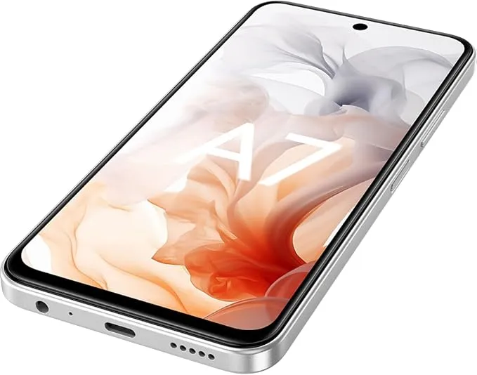 RAVOZ A7 4G Smartphone 4GB RAM 128GB Storage Dual SIM – HD+ Display, AI Camera, Long-Lasting Battery, Face Unlock, Premium Design 3