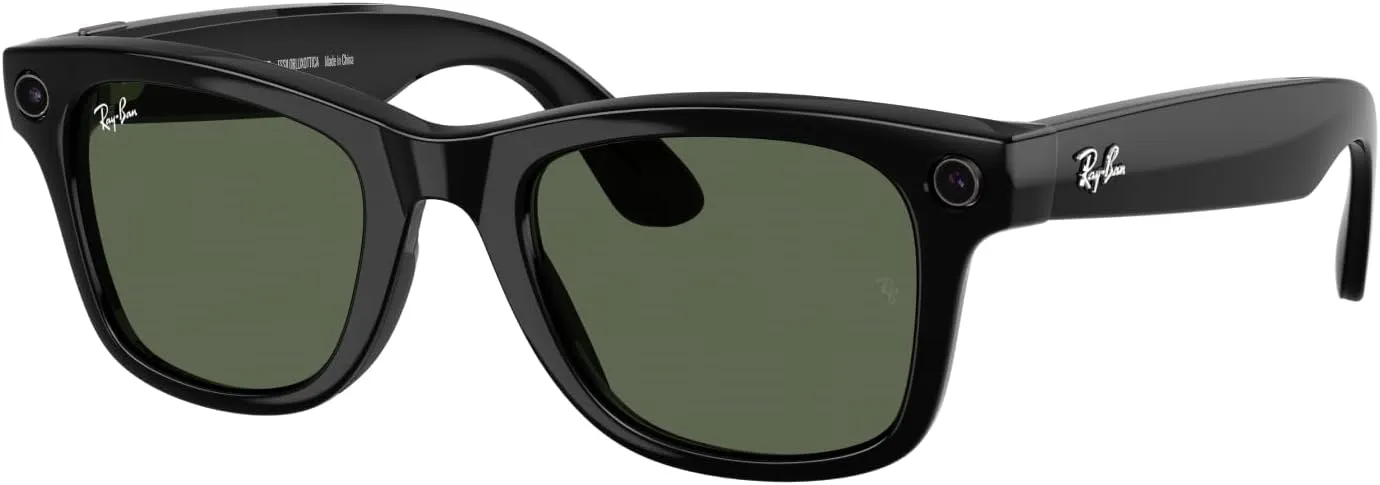 RAY-BAN Meta Gen 2 Wayfarer - AI Glasses for Men & Women - Shiny Black