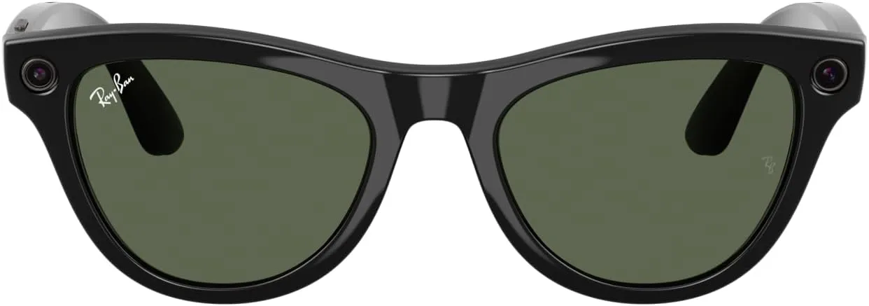Ray-Ban Meta Skyler Gen 1 — Shiny Black / G-15 Green