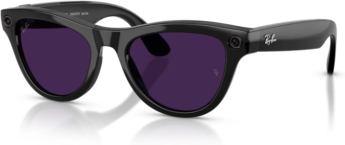 Ray-Ban Meta Skyler Gen 2 — Shiny Black / Transitions Amethyst