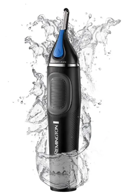 Remington NE3870,Remington Hygiene Clipper Lithium NanoSeries NE3870 Trimmer for Nose, Ear & Eyebrow Hair with Detail Trimmer Attachment Black 3