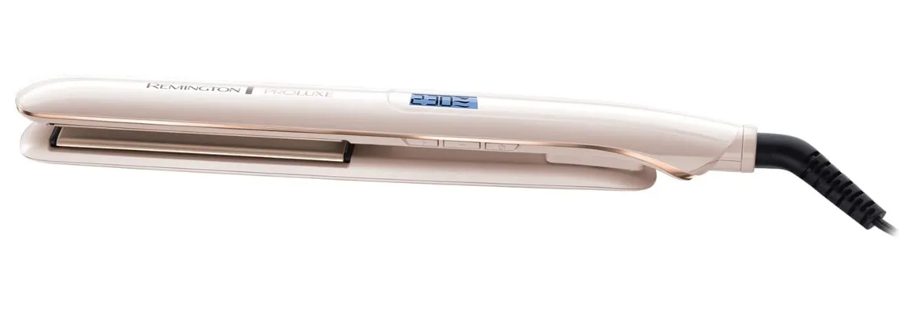 Remington Proluxe Ceramic Hair Straighteners With Pro+ Low Temperature Protective Setting, Rose Gold - S9100