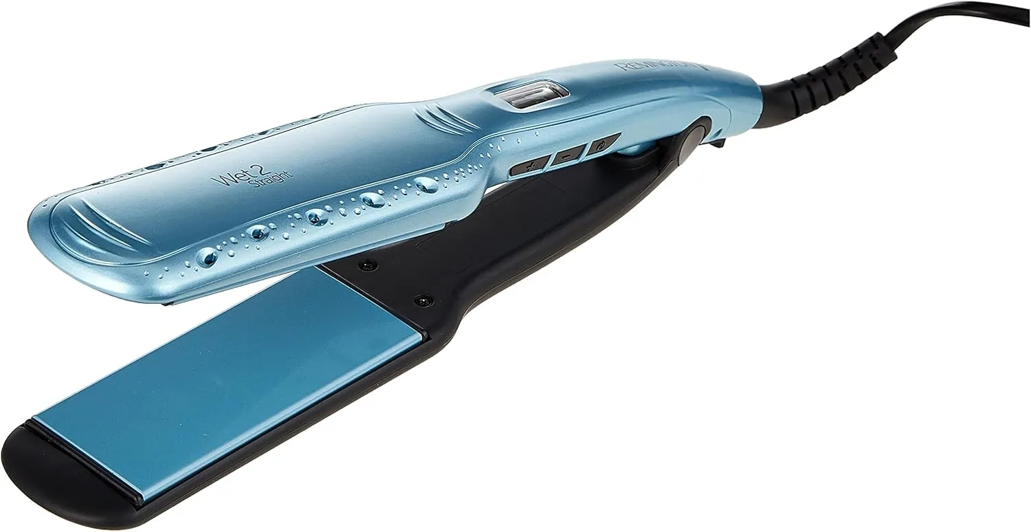 Remington Res7350,Remington Hair Straightener Wet2Straight Wide Plate S7350, Blue,, One Size