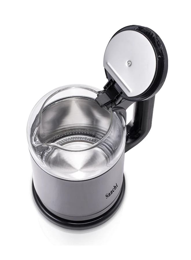 Saachi 1.8L Borosilicate Glass Electric Kettle with Smart LED Indicator NL-KT-7757-GY 3