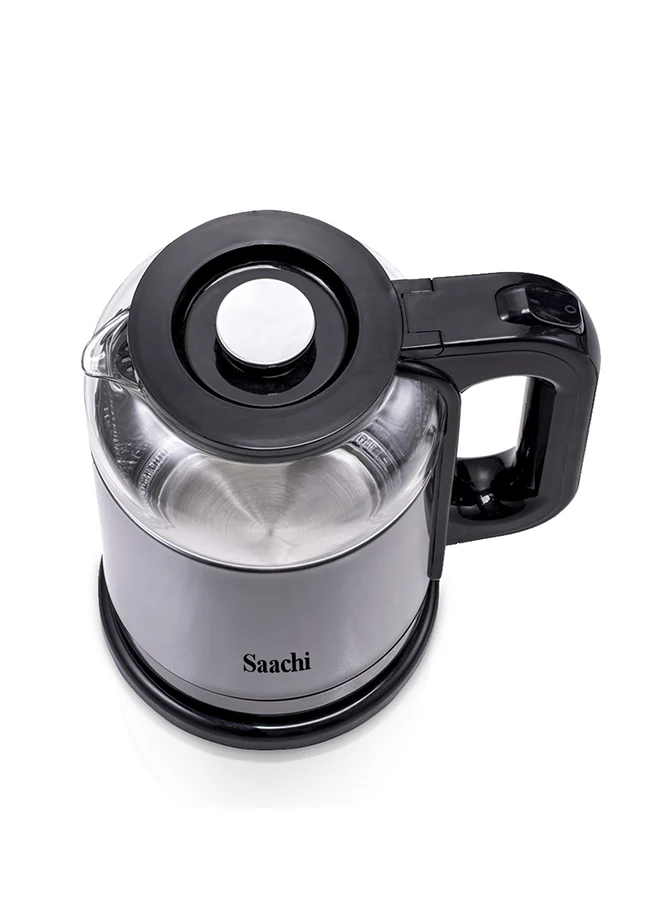 Saachi 1.8L Borosilicate Glass Electric Kettle with Smart LED Indicator NL-KT-7757-GY 4