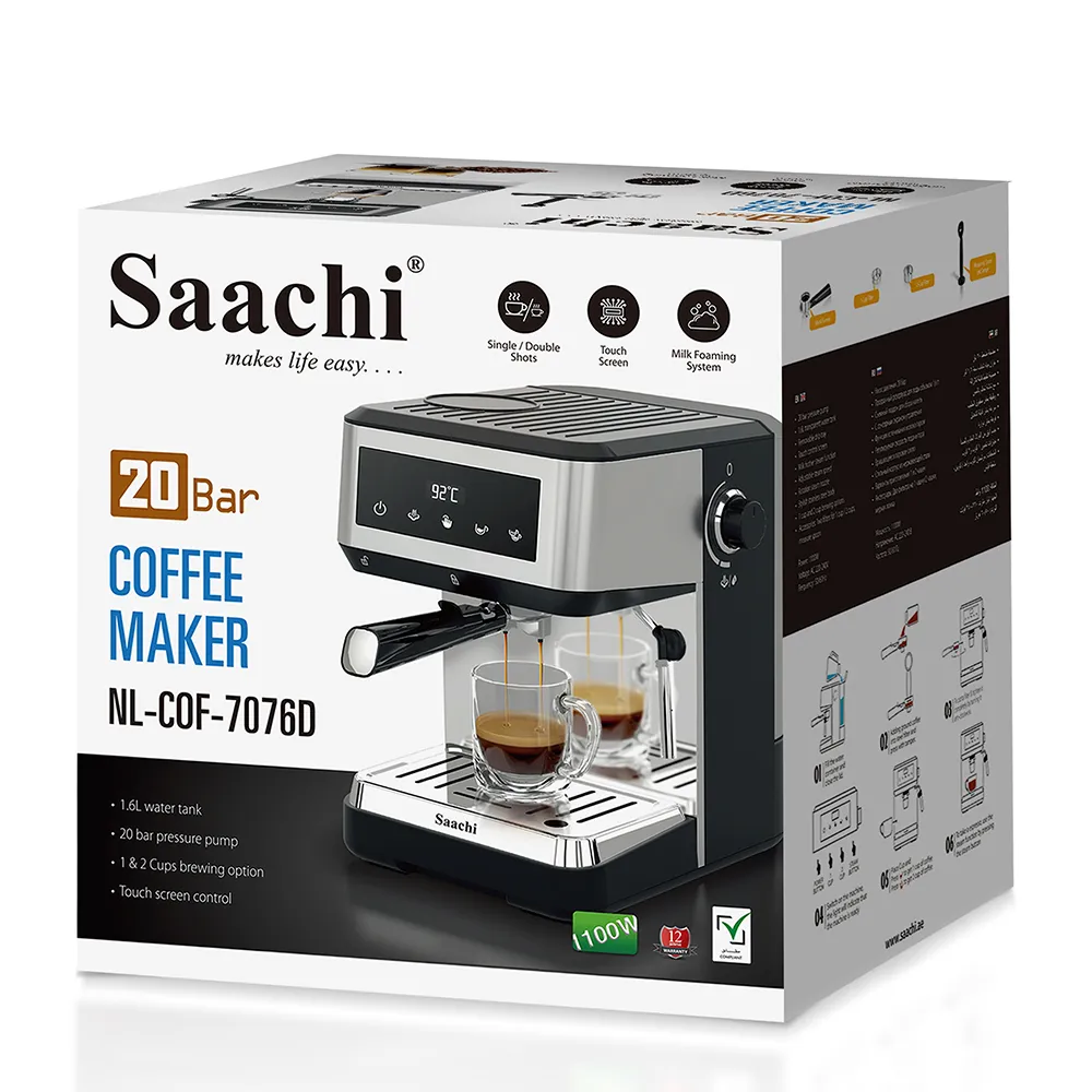 Saachi 20-Bar Coffee Maker NL-COF-7076D 4