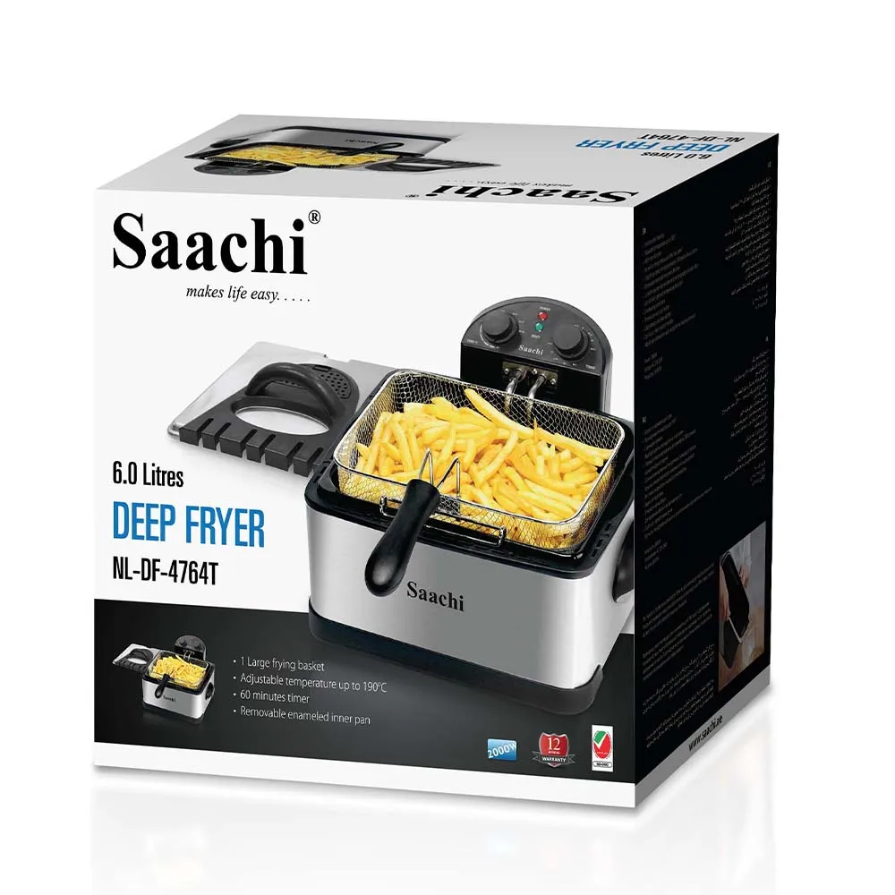 Saachi 6-Litres Deep Fryer NL-DF-4764T-ST 3