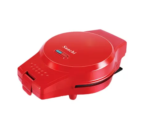 Saachi NL-2M-1564-RD 2-in-1 Waffle & Donut Maker, 1000W, 4-Piece Waffle Plate, 7-Piece Mini Donut Plate, Interchangeable Non-Stick Plates, Automatic Thermostat, Cool-Touch Body & Non-Slip Feet – Red