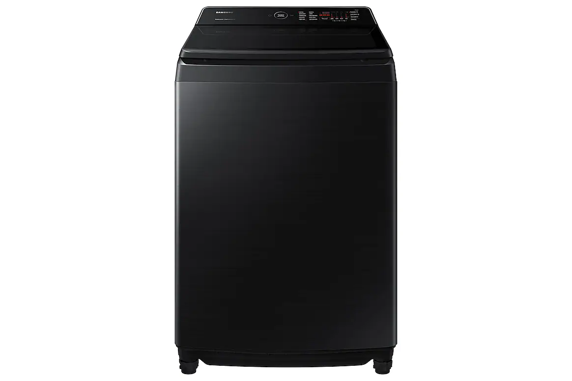 Samsung 12KG Top Load Washing Machine – WA12CG6745BVGU Fully Automatic Washer with Ecobubble™, Digital Inverter Technology, BubbleStorm™, SpeedSpray™, Super Speed, Smart Check, 700 RPM & Black Caviar Finish